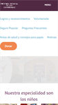 Mobile Screenshot of hospitalinfantil.org